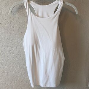 Sleeveless White Bra Tank Top